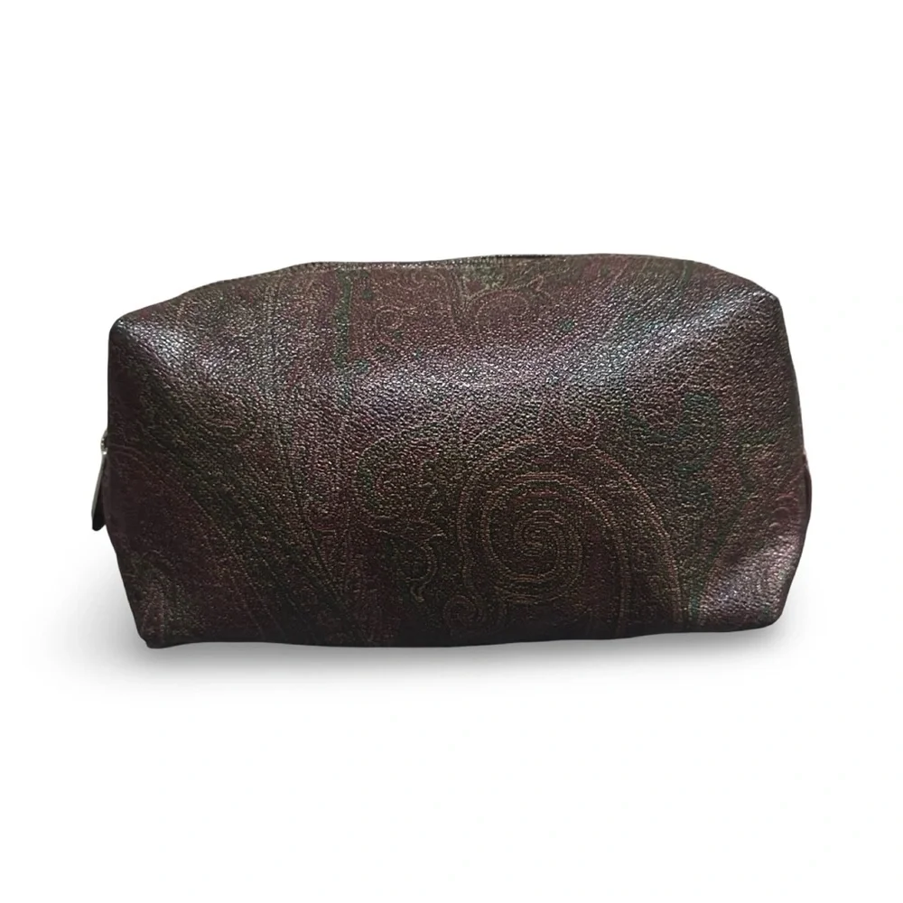 Etro Pegaso Paisley Zipper Pouch Bag - Picture 13 of 14